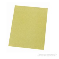 Silverline Aluminium Oxide Hand Sheets 10pk 80 Grit