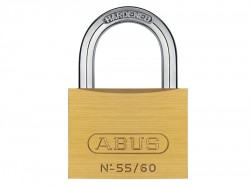 ABUS Mechanical 55/60mm Brass Padlock Carded