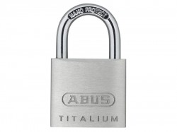 ABUS Mechanical 64TI/30mm TITALIUM Padlock Carded