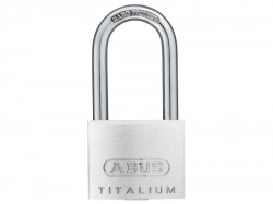 ABUS Mechanical 64TI/40mm TITALIUM Padlock 40mm Long Shackle Carded