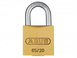 ABUS Mechanical 65/20mm Brass Padlock Carded