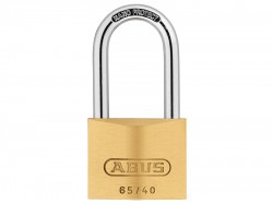 ABUS Mechanical 65/40mm Brass Padlock 40mm Long Shackle