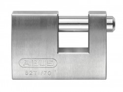 ABUS Mechanical 82TI/70mm TITALIUM Shutter Padlock Carded