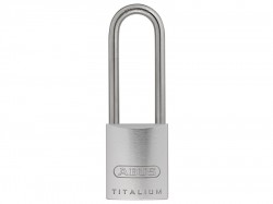 ABUS Mechanical 86TI/45mm TITALIUM Padlock Without Cylinder 70mm Long Stainless Steel Shackle