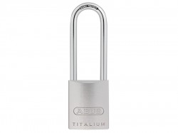 ABUS Mechanical 86TI/45mm TITALIUM Padlock Without Cylinder 80mm Long Shackle