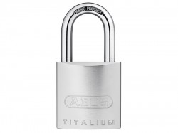 ABUS Mechanical 86TI/45mm TITALIUM Padlock Without Cylinder