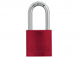 ABUS Mechanical 72/40mm Aluminium Padlock 40mm Long Shackle Red Keyed Alike TT0216262