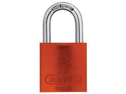 ABUS Mechanical 72/40mm Aluminium Padlock Orange Keyed Alike TT02767