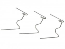 ALM Manufacturing GH001 W Glazing Clips Pack of 50