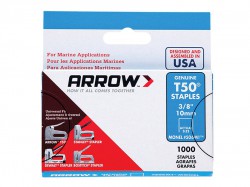 Arrow T50M 506m Monel Staples 10mm (3/8in) (Box 1000)