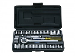 BlueSpot Tools Mixed Drive Socket Set, 40 Piece