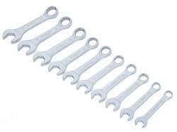 BlueSpot Tools Stubby Combination Spanner Set, 10 Piece