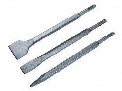 BlueSpot Tools SDS Plus Chisel Set, 3 Piece