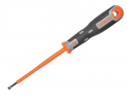 Bahco Tekno+ VDE Screwdriver Slotted Tip 4.0mm x 100mm