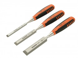 Bahco 424-P Bevel Edge Chisel Set, 3 Piece