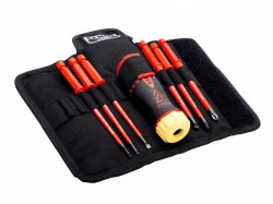 Bahco Insulated Ratcheting Screwdriver Set, 6 Piece