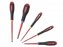 Bahco BE-9882S ERGO VDE Insulated Screwdriver Set, 5 Piece