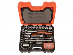 Bahco S95 1/4in & 1/2in Drive Socket & Mech Set, 95 Piece