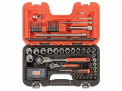 Bahco SW79 1/4in & 1/2in Drive Swivel Socket Set, 79 Piece