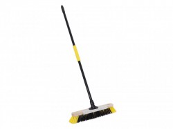 Bulldozer Dual Fill Soft PET Broom with Metal Scraper 457mm (18in)