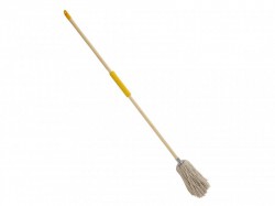 Bulldozer Cotton Mop and Soft Grip Wooden Handle