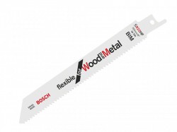 Bosch Powertool Accessories S 922 HF Flexible for Wood & Metal Blade 150mm 10 TPI (Pack 5)