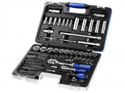 Expert 1/4 & 1/2in Drive Socket & Accessory Set, 98 Piece