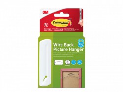 Command Wire Back Picture Hanger (1 Hook + 2 Strips)