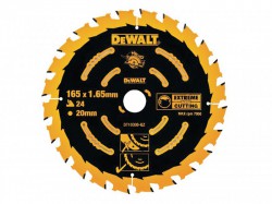 DEWALT Extreme Framing Circular Saw Blade 165 x 20mm x 24T