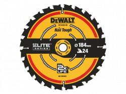 DEWALT ELITE Series Framing Circular Saw Blade 184 x 16mm x 24T