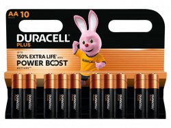 Duracell Plus Power + Power Boost AA x 10 S30945
