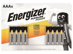 Energizer� Alkaline Power Batteries AAA x 8 S9338
