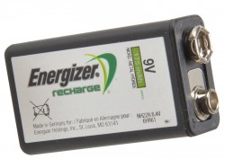 Energizer Recharge Power Plus 9V Battery R9V 175 mAh (Single)