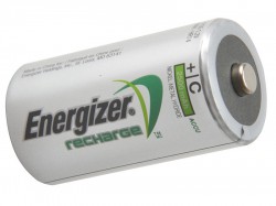 Energizer Recharge Power Plus C Cell Batteries RC2500 mAh (Pack 2)