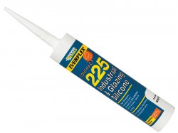 Everbuild Sika Everflex 225 Industrial & Glazing Silicone Black 295ml