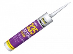 Everbuild Sika Everflex 335 Construction Silicone White 295ml