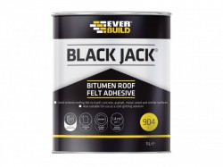 Everbuild Sika Black Jack 904 Bitumen Roof Felt Adhesive 1 litre