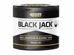 Everbuild Sika Black Jack Flashing Tape, DIY 150mm x 3m