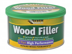 Everbuild Sika 2-Part High-Performance Wood Filler Light Stainable 500g