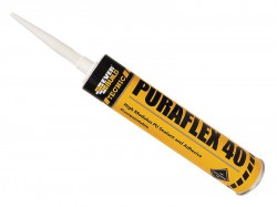 Everbuild Sika Industrial Puraflex 40 Sealant Black 300ml