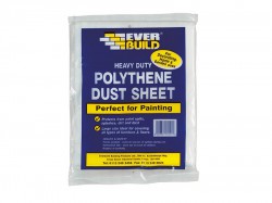 Everbuild Sika Polythene Dust Sheet 3.6 x 2.7m