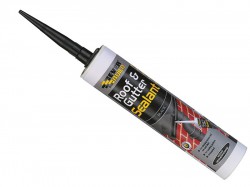 Everbuild Sika Roof & Gutter Sealant Black 295ml