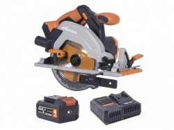 Evolution R165CCS-Li EXT Circular Saw 18V 1 x 4.0Ah Li-ion