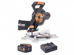 Evolution R185CMS-Li EXT Compound Mitre Saw 18V 1 x 4.0Ah Li-ion