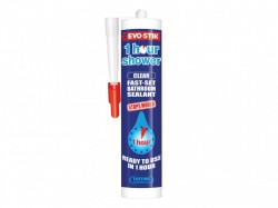 Evo-Stik 1 Hour Shower Sealant Clear 310ml