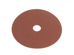 Faithfull Resin Bonded Sanding Discs 115 x 22mm 60G (Pack 25)