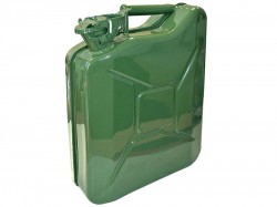 Faithfull Green Steel Jerry Can 10 litre