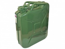 Faithfull Green Steel Jerry Can 20 litre