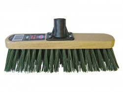 Faithfull Stiff Green Broom Head 300mm (12in) Threaded Socket