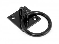 Faithfull Ring On Plate - Black Japanned